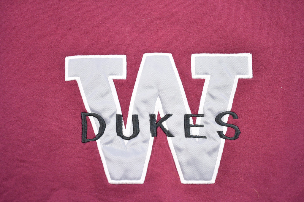 Vintage 1990s Dukes Collegiate Embroidered Crewneck Sweatshirt