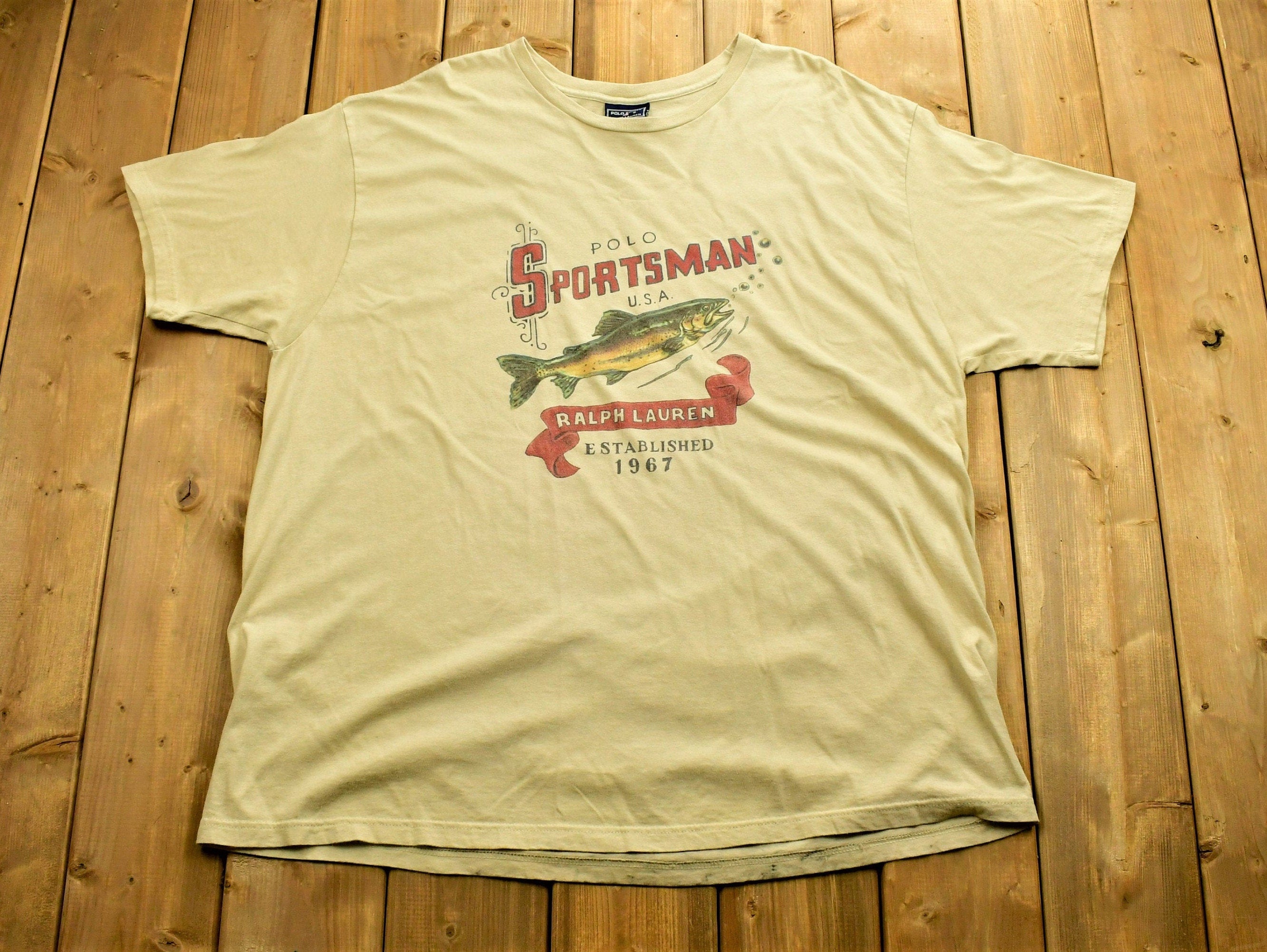 Vintage 1990s Ralph Lauren Polo Sportsman Graphic T-Shirt