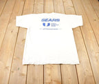 Vintage 1989 The Great Race Sears 10K Souvenir Travel T-Shirt Made In USA