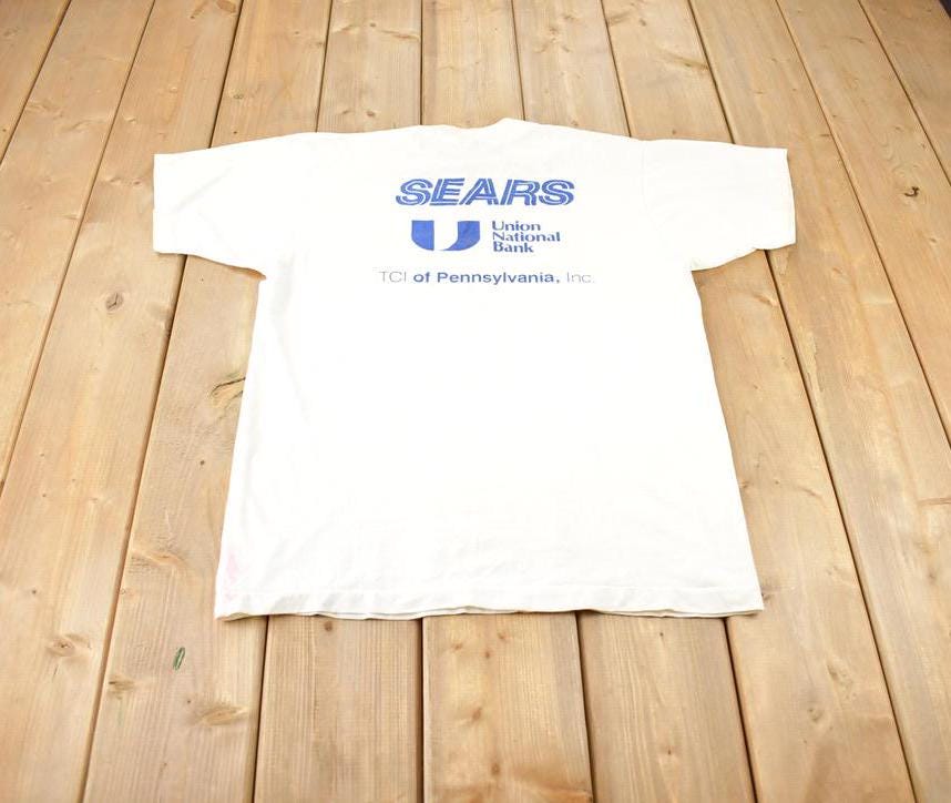 Vintage 1989 The Great Race Sears 10K Souvenir Travel T-Shirt Made In USA