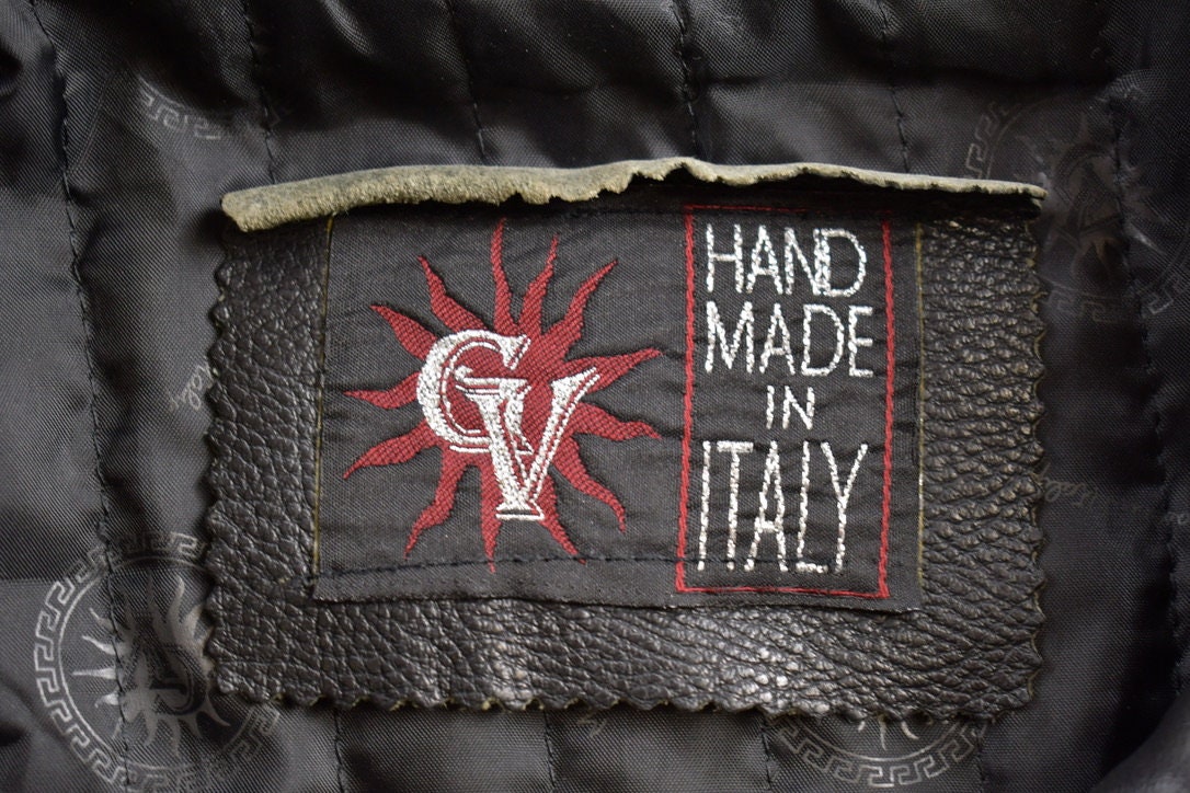 Vintage 1990s GV Leather Jacket