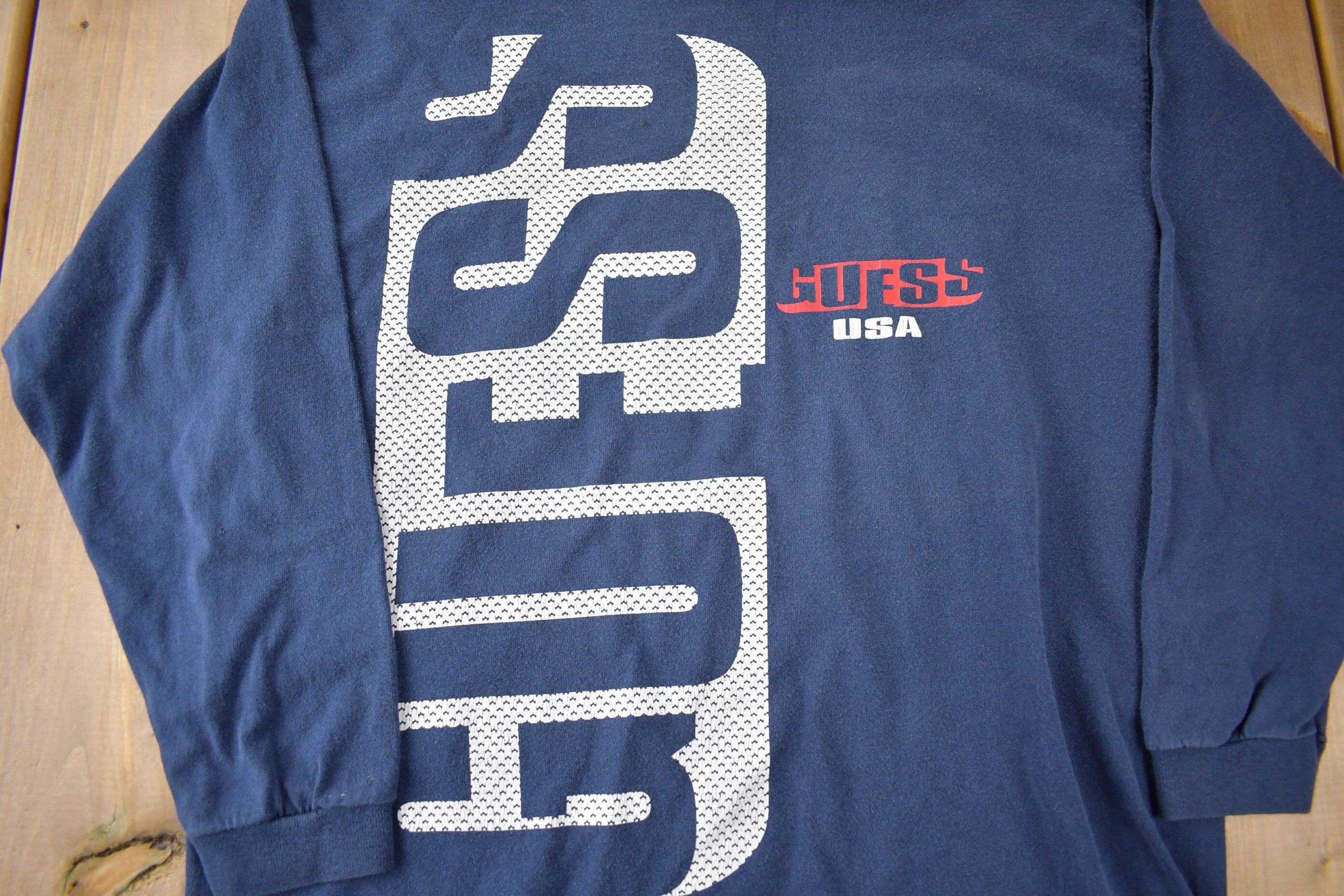 Vintage 2000s Guess USA Long Sleeve T Shirt Made In USA
