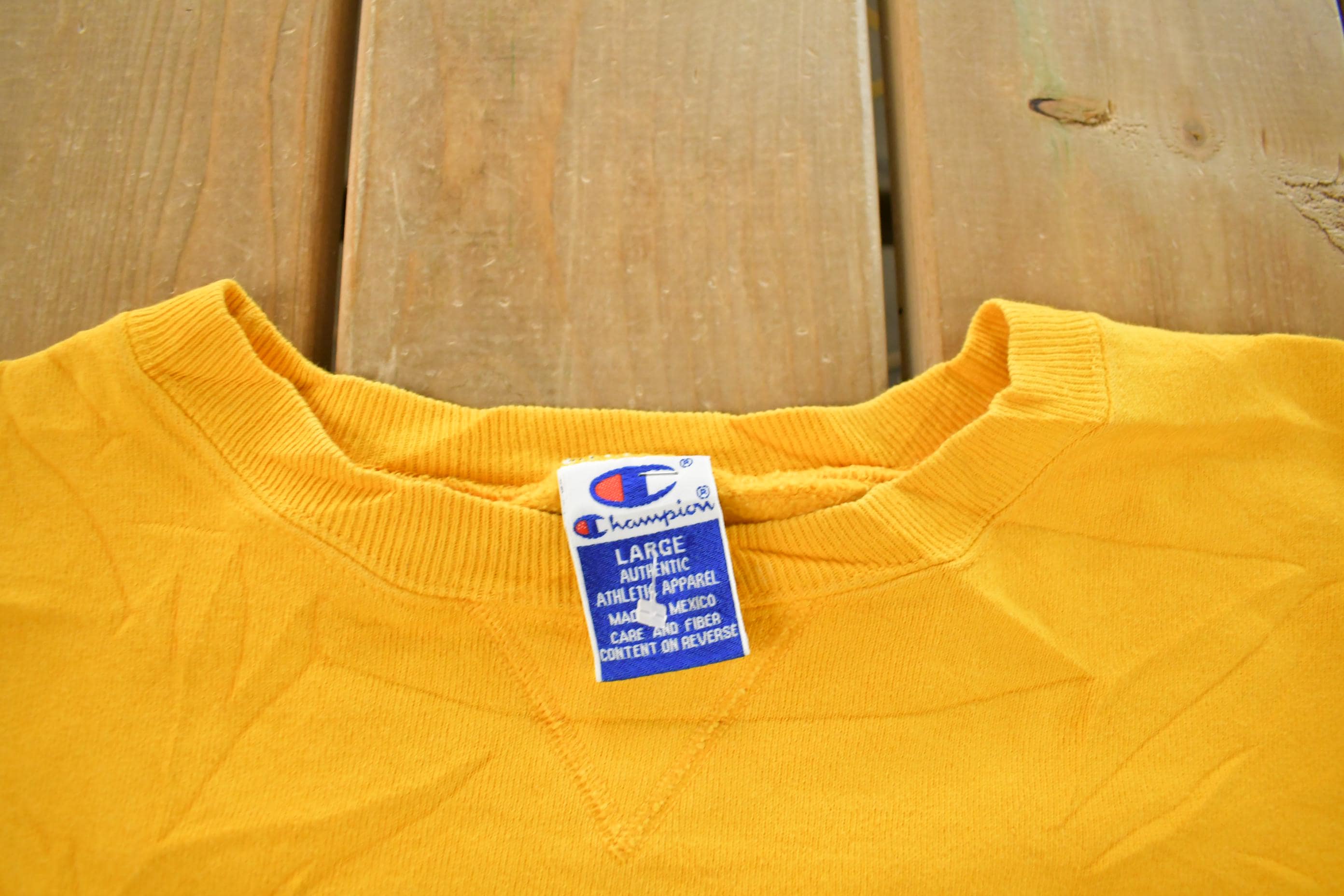Vintage 1990s Champion Crewneck Sweatshirt Men's Medium