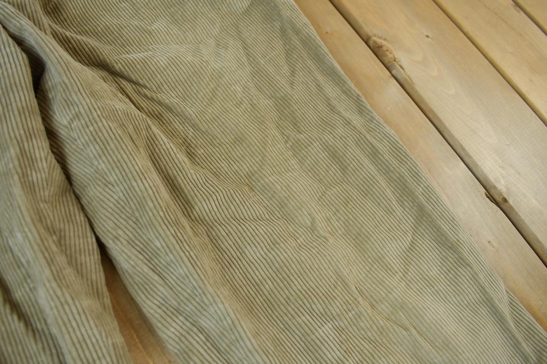 Vintage 1980s L.L. Bean Pleated Corduroy Pants Size 36 x 30