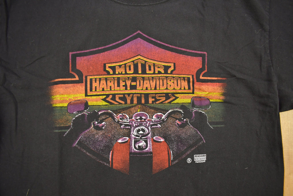 Vintage 1990s Harley Davidson Motorcycles Barrie Ontario Canada T-Shirt