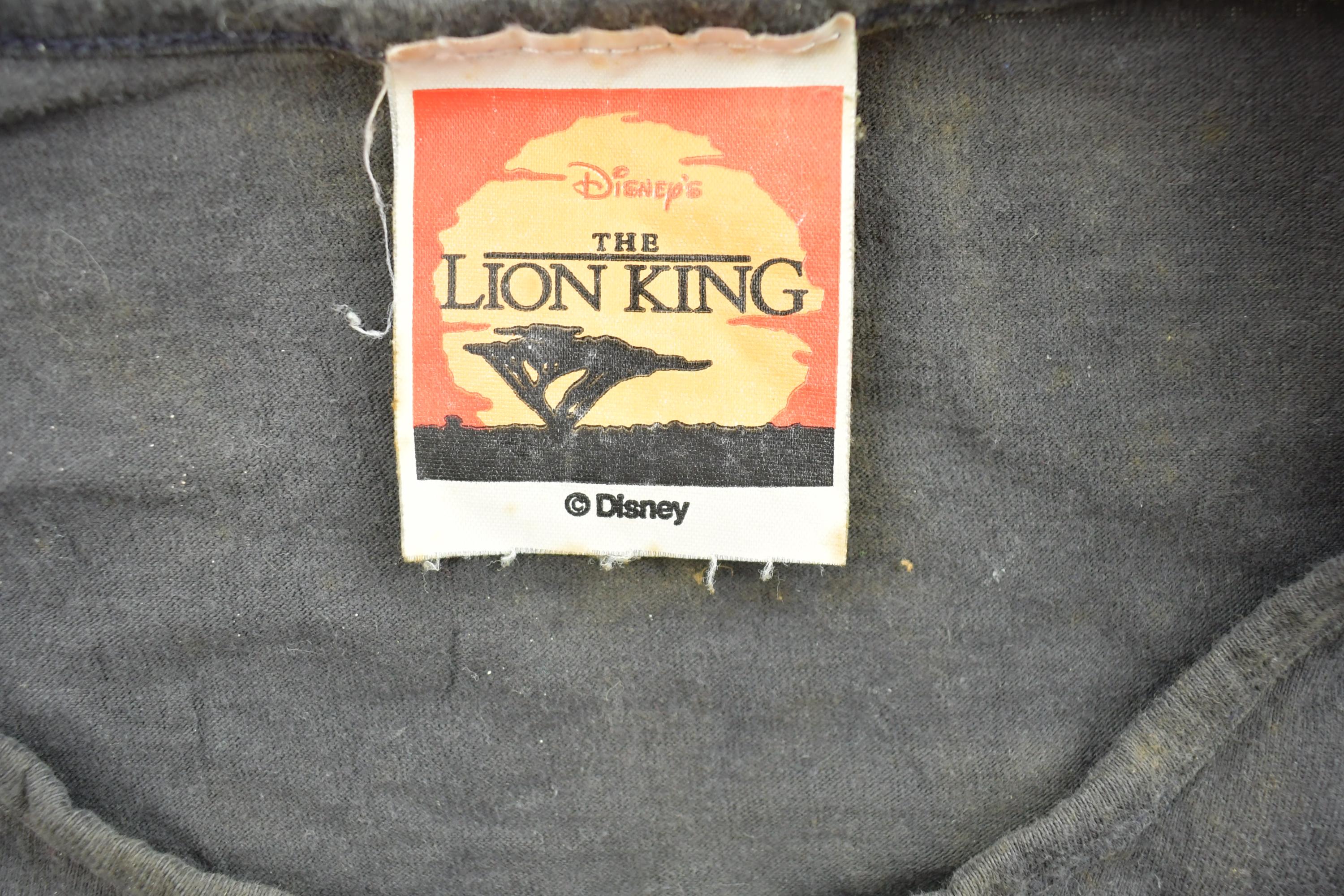 Vintage 1990s The Lion King Christmas Disney Cartoon Promo T-Shirt