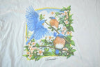 Vintage 1990s Eastern Blue Birds Graphic T-Shirt