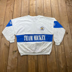 Vintage 80's Team Mickey Mickey Mouse Lngsleeve Cartoon T-Shirt