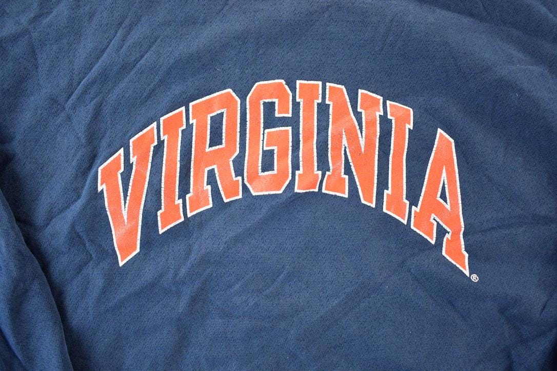 Vintage Y2K Champion Premium Reverse Weave Virginia Crewneck Sweatshirt Mens XXL