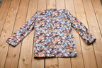 Vintage 1990s All Over Print Blazer