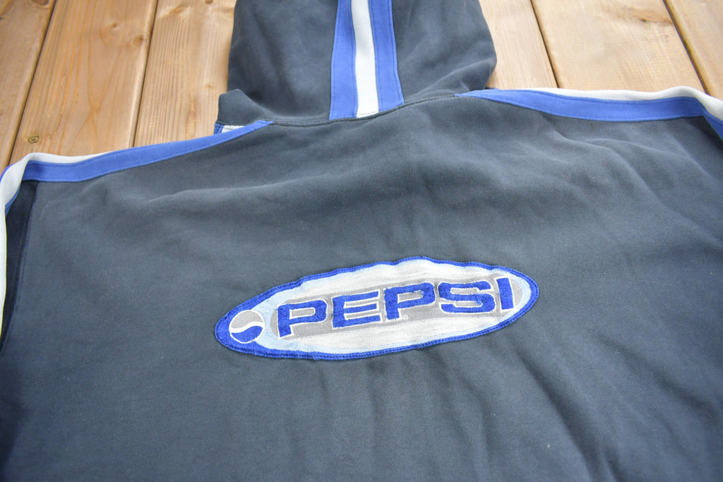 Vintage 1990s Pepsi Embroidered Hoodie