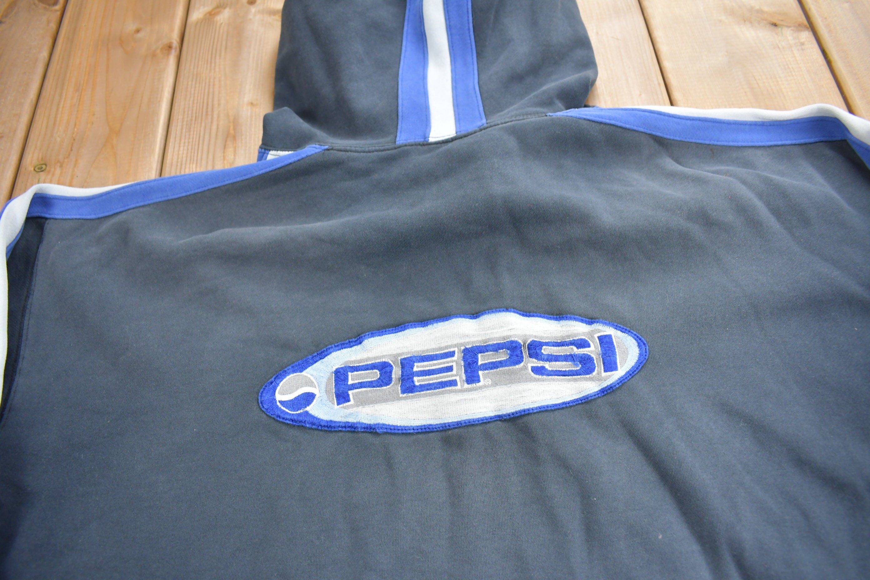 Vintage 1990s Pepsi Embroidered Hoodie
