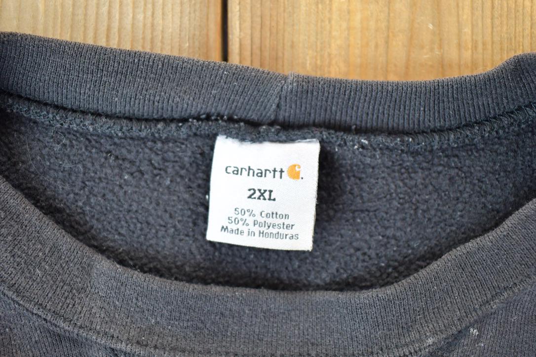 Vintage Distressed Carhartt Blank Crewneck Sweatshirt