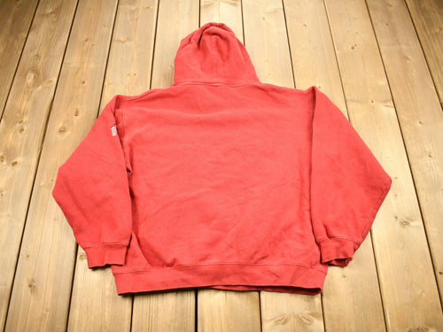 Vintage 1990s Ohio State University Buckeyes Collegiate Hoodie / Embroidered / NCAA Sweatshirt / Sportswear / Americana / Patchwork