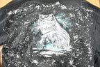 Vintage 1990s Winter Kitten AOP Cardigan Sweatshirt Women's XL
