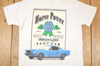 Vintage 1990s Horsepower Pony Car Souvenir Automotive T-Shirt Men's L