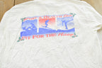 Vintage Y2K Sport & Health Clubs Long Sleeved T-Shirt Mens M / 00s Tee / Holidays / Streetwear / 2000s Ski Shirt / Exercise
