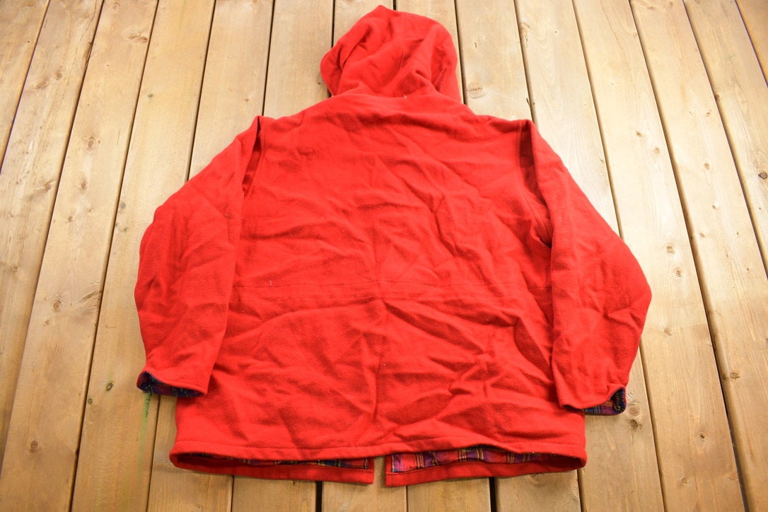 Vintage 1980s Johnson Woolen Mills Hooded Jacket