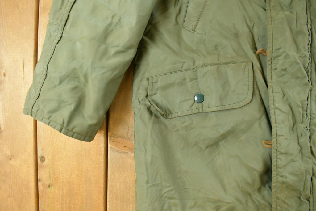 Vintage 1970s Sears N-3B Snorkel Parka Jacket Men's Large
