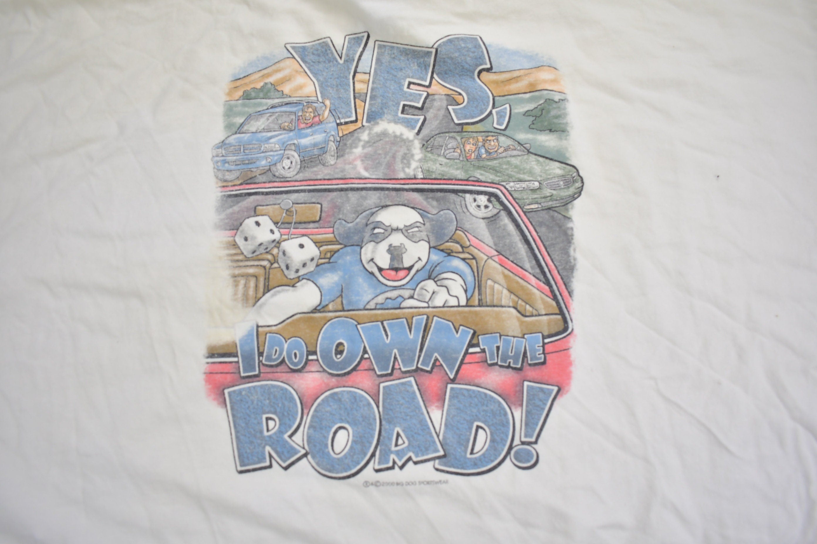 Vintage 2000 Big Dogs Graphic T Shirt