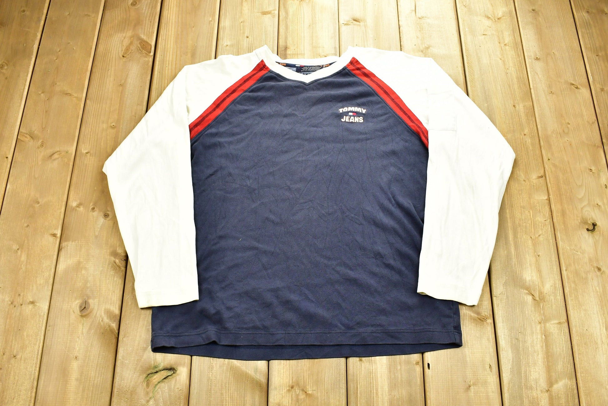 Vintage 1990s Tommy Hilfiger Tommy Jeans Embroidered Crewneck