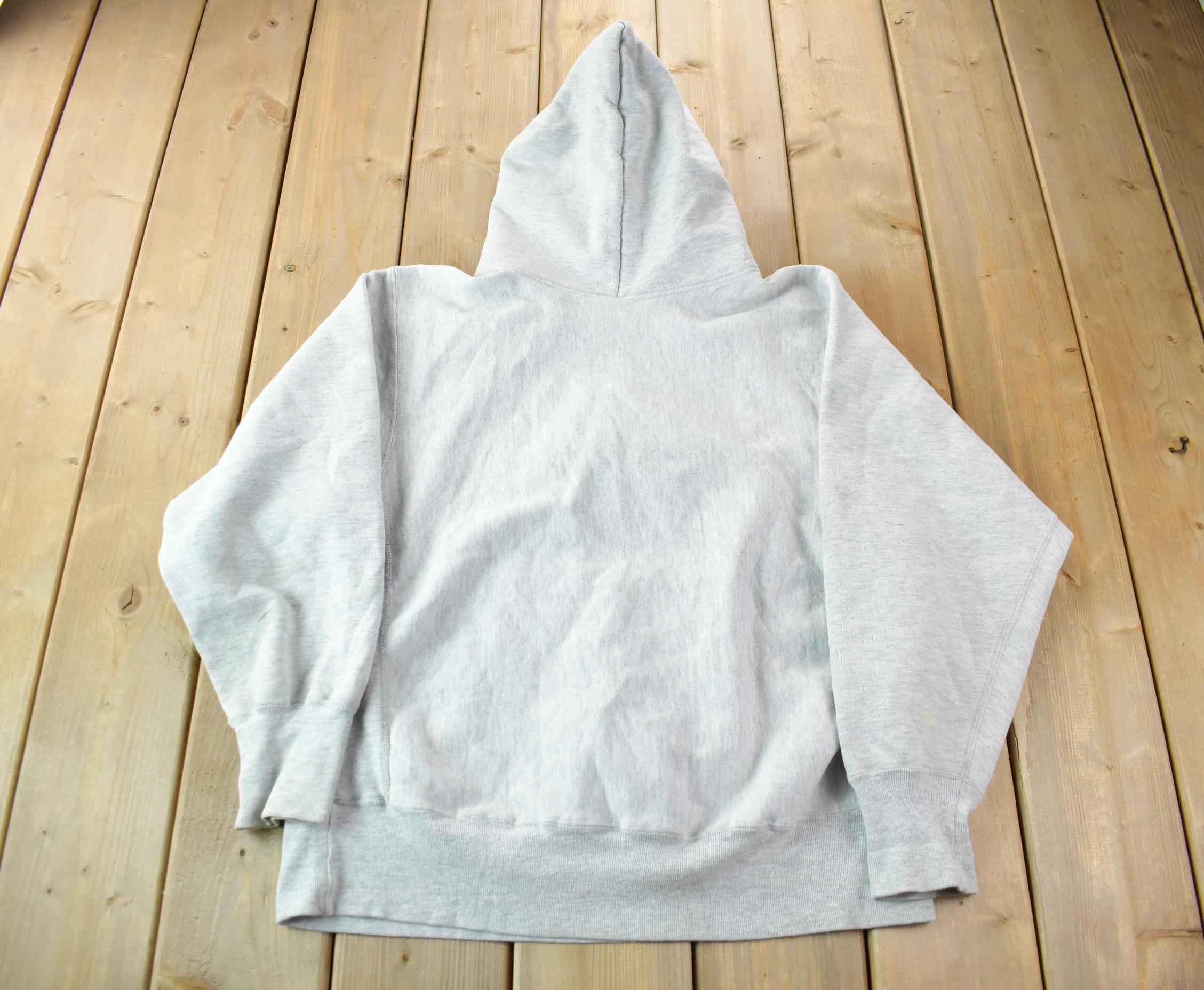 Vintage 1980s University Of Michigan Champion Reverse Weave Warmup Hoodie