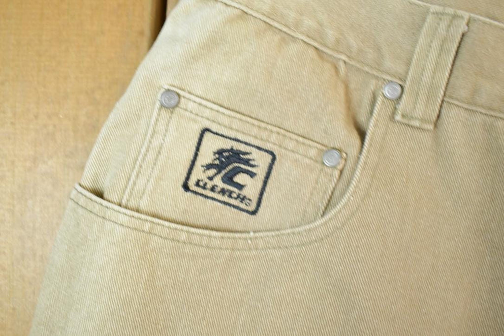 Vintage 1990s Clench Hip Hop Denim Jean Shorts 40 x 34