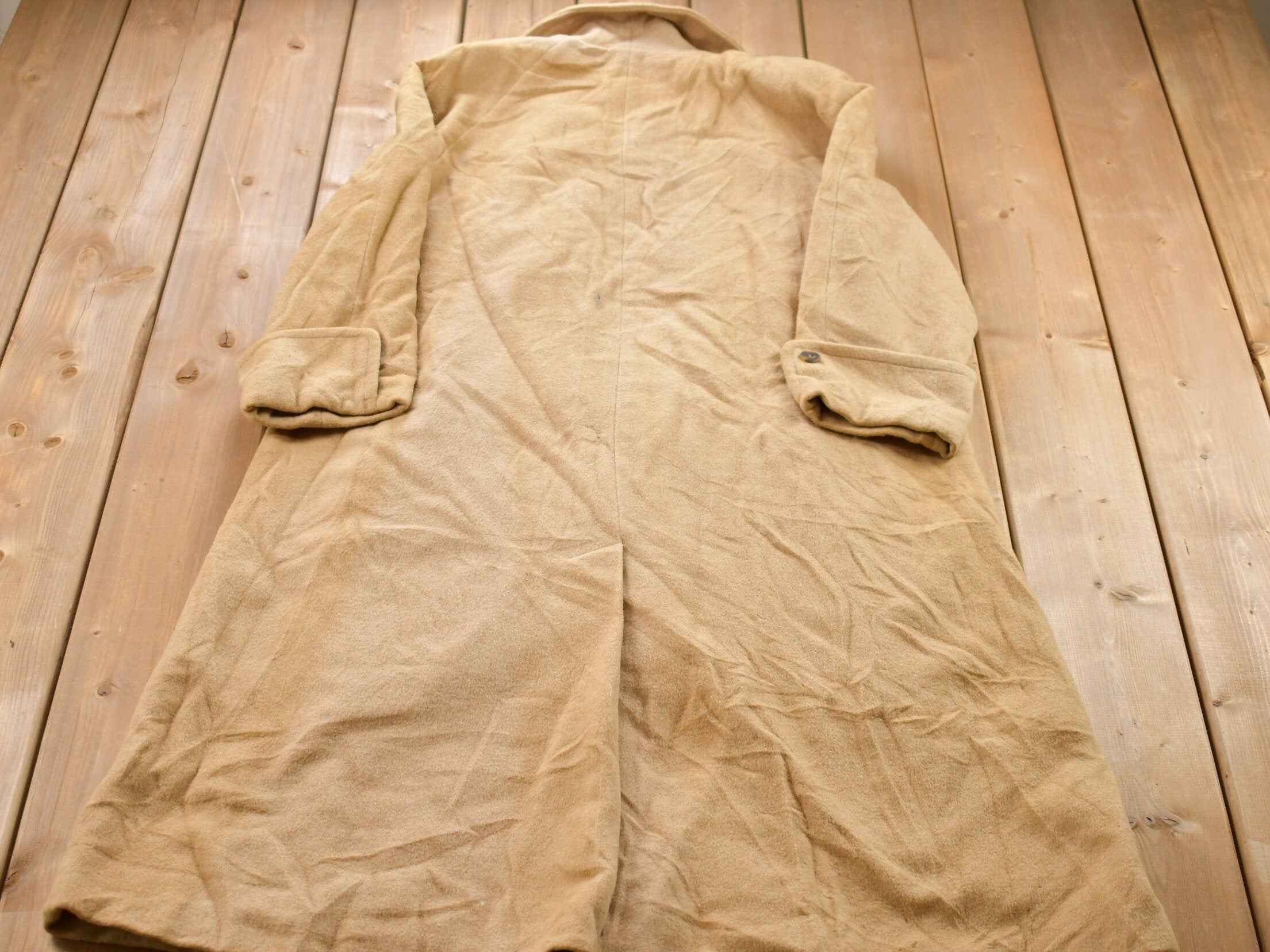 Vintage 1990s Wool Full Length Jacket