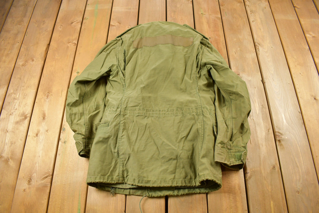 Vintage 1980s Army Military Field Jacket
