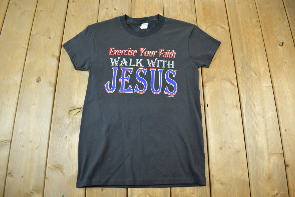 Vintage 90s 00s Jesus Graphic T-Shirt Women's Small