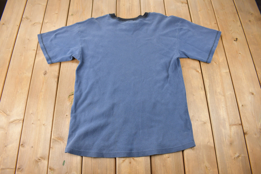 Vintage 1996 Tasmanian Devil Looney Tunes Thermal T Shirt Size L Made In Canada