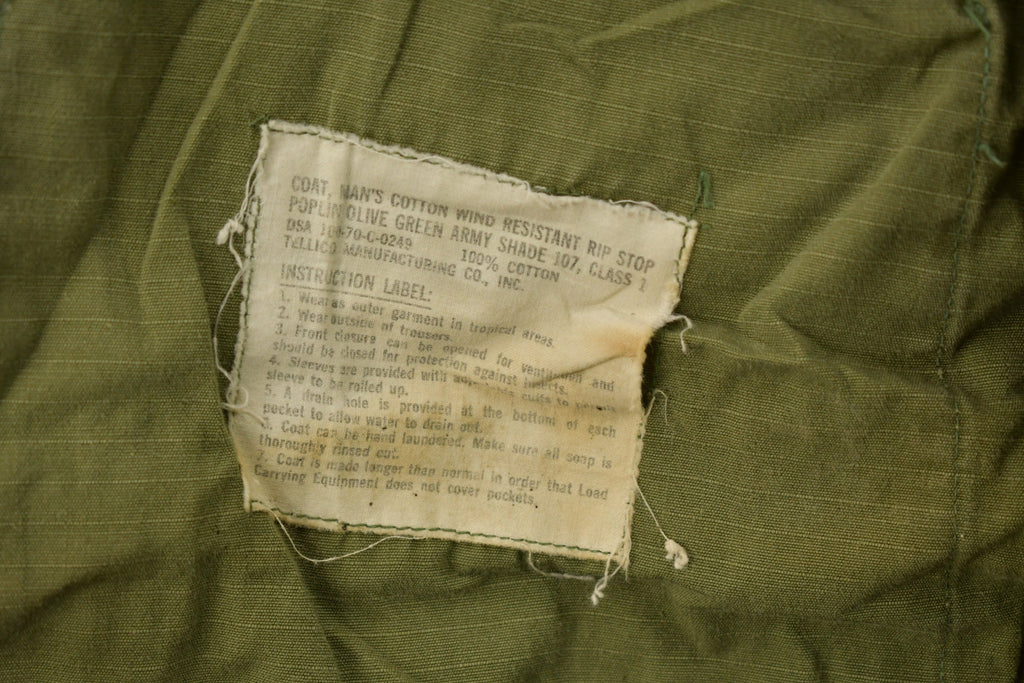 Vintage 1970 OG 107 Military Button Up Shirt