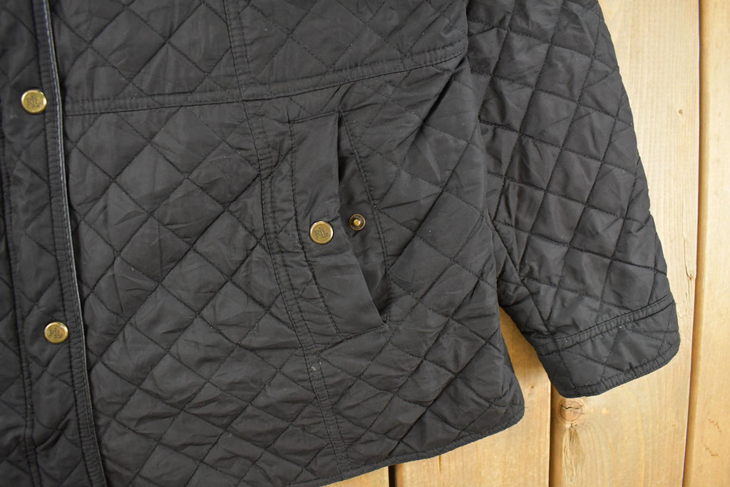 Vintage 1990s Lauren Ralph Lauren Quilt Jacket Women's XL