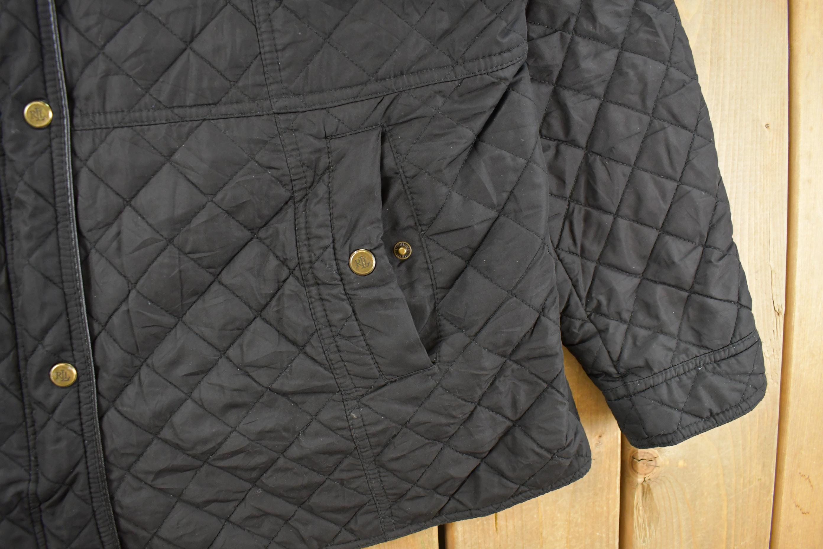 Vintage 1990s Lauren Ralph Lauren Quilt Jacket Women's XL