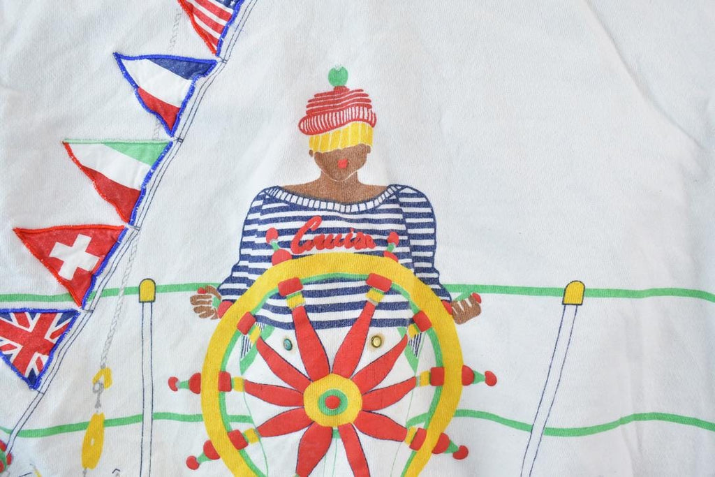 Vintage 1990s Caribbean Sea Sailing Crew Neck Sweatshirt