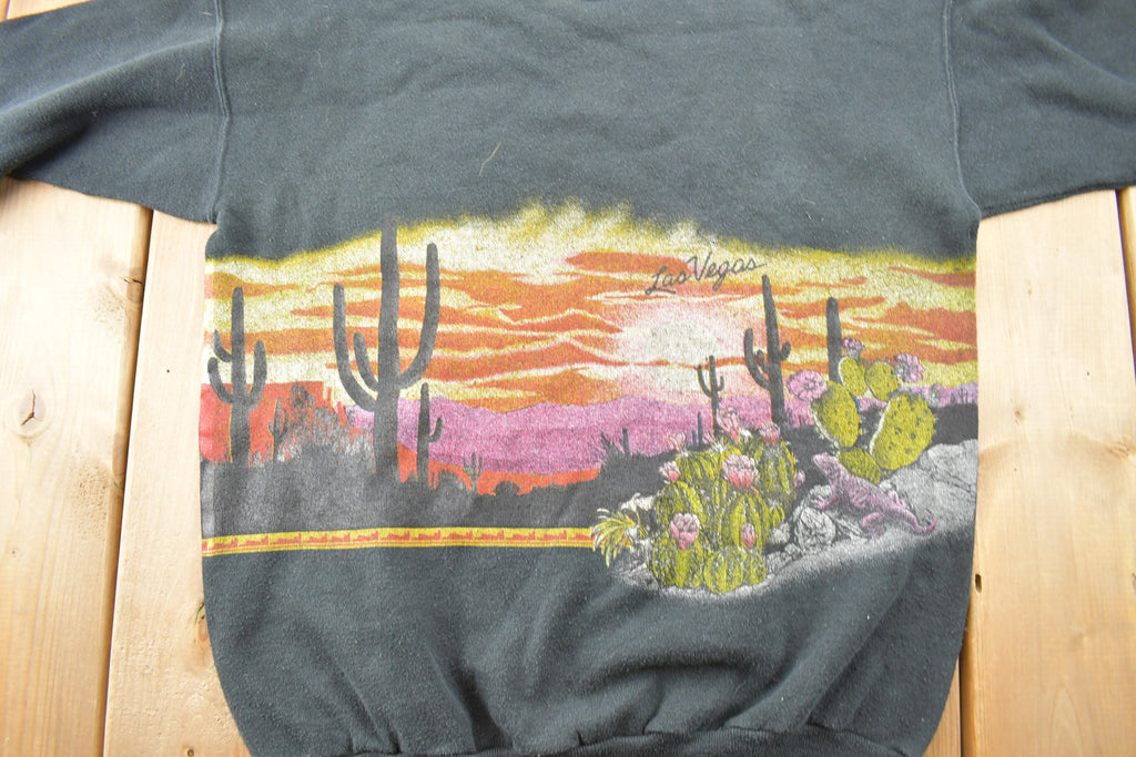 Vintage 1990s Las Vegas Desert Theme Crewneck Sweatshirt