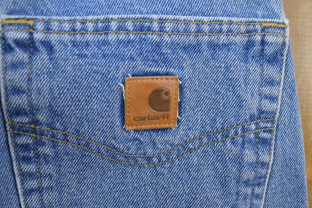 Vintage 1990s Carhartt Denim Jeans Size 31 x 29