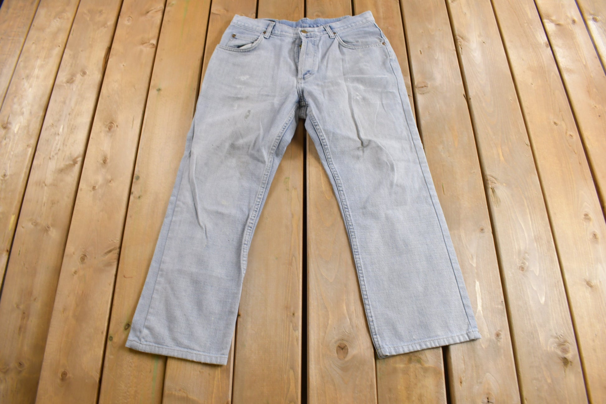 Vintage 1970s Lee Riders Sanforized Jeans Size 32 x 26