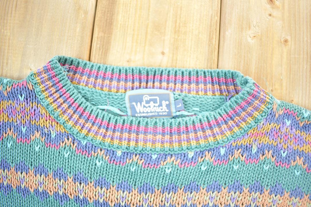 Vintage 1990s Woolrich 100% Wool Knit Sweater