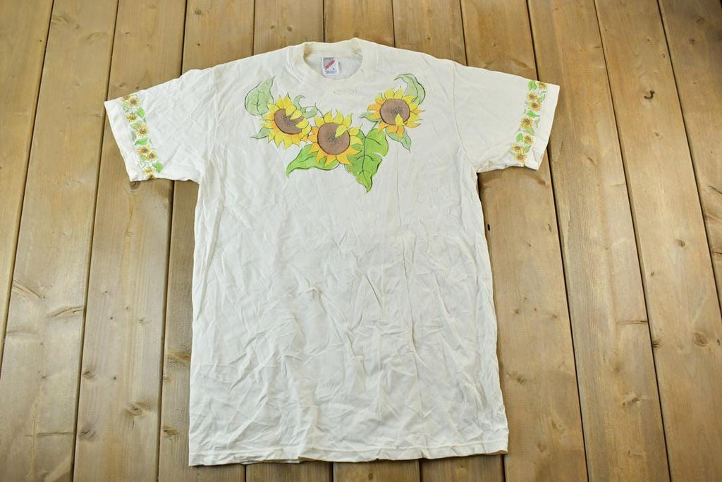 Vintage 1990s Sunflowers Outdoors AOP T-Shirt