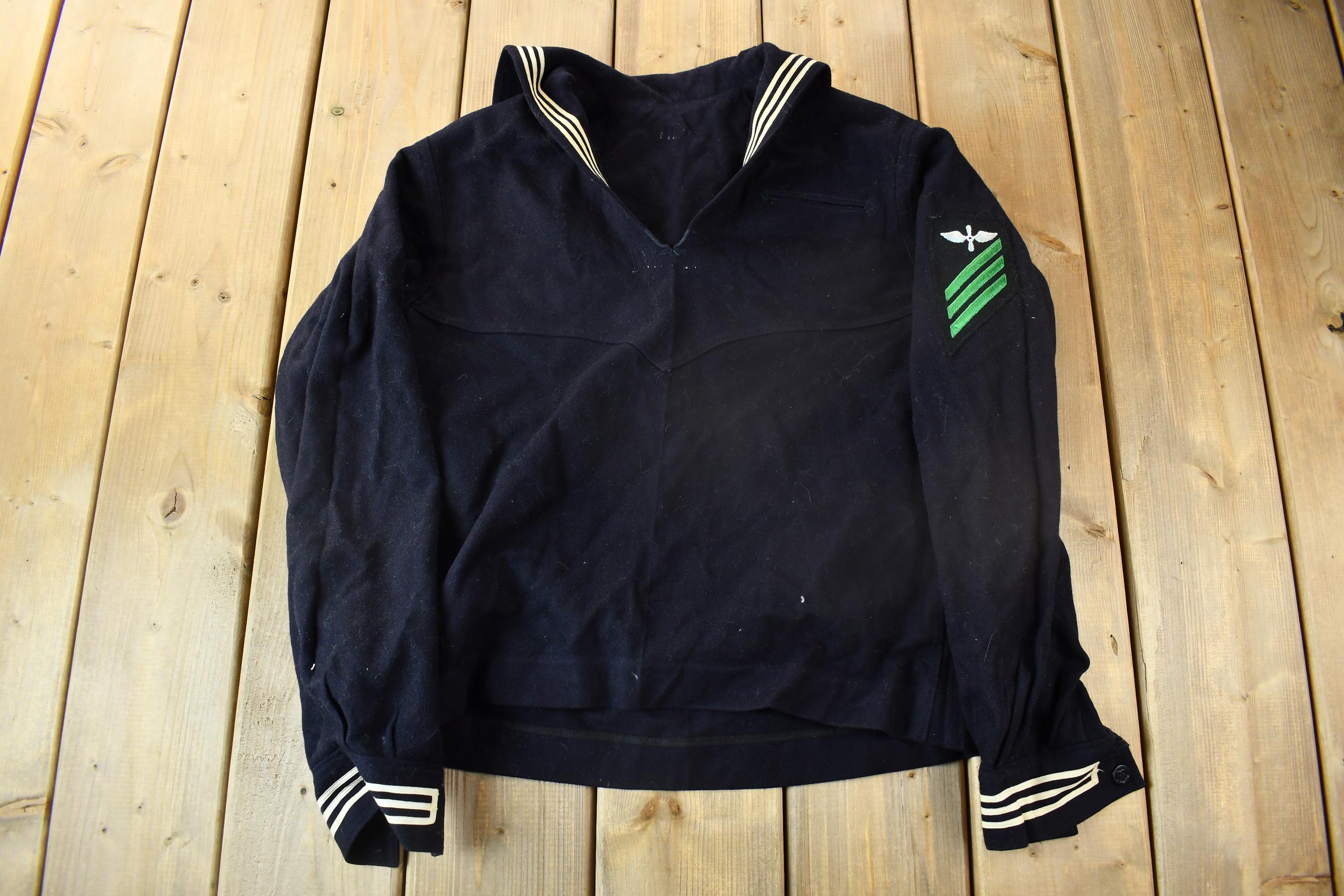 Vintage 1940s WWll Naval Wool Sweater