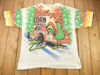Vintage 1996 Terry Labonte All Over Print Kellogg's NASCAR Racing T-Shirt
