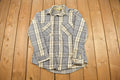 Vintage 1990s St Johns Bay Plaid Flannel Button Up Shirt