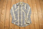 Vintage 1990s St Johns Bay Plaid Flannel Button Up Shirt