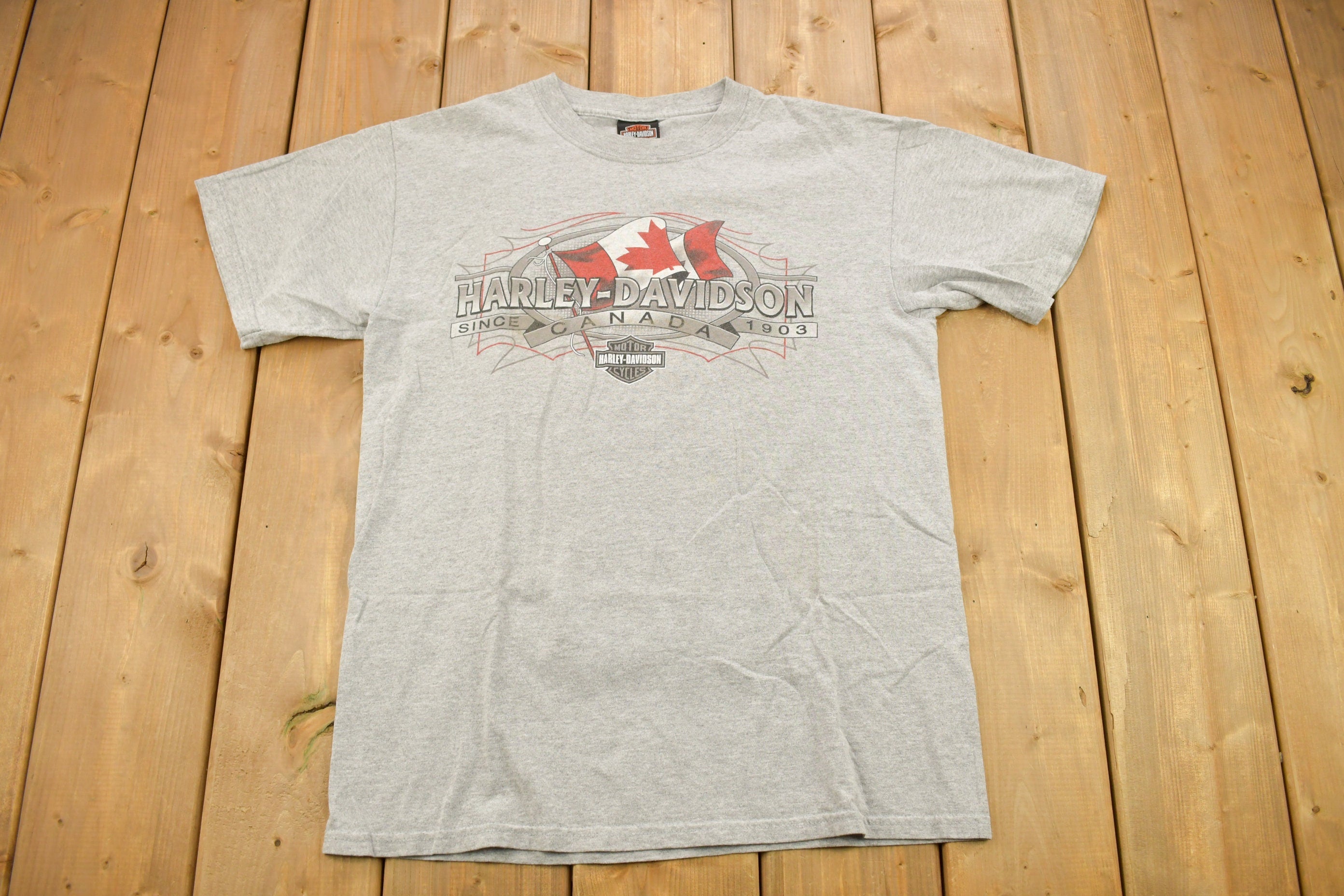 Vintage 1990s Harley Davidson Dartmouth Nova Scotia T-Shirt