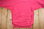 Vintage 1990s Blank Pink Champion Reverse Weave Mock Neck