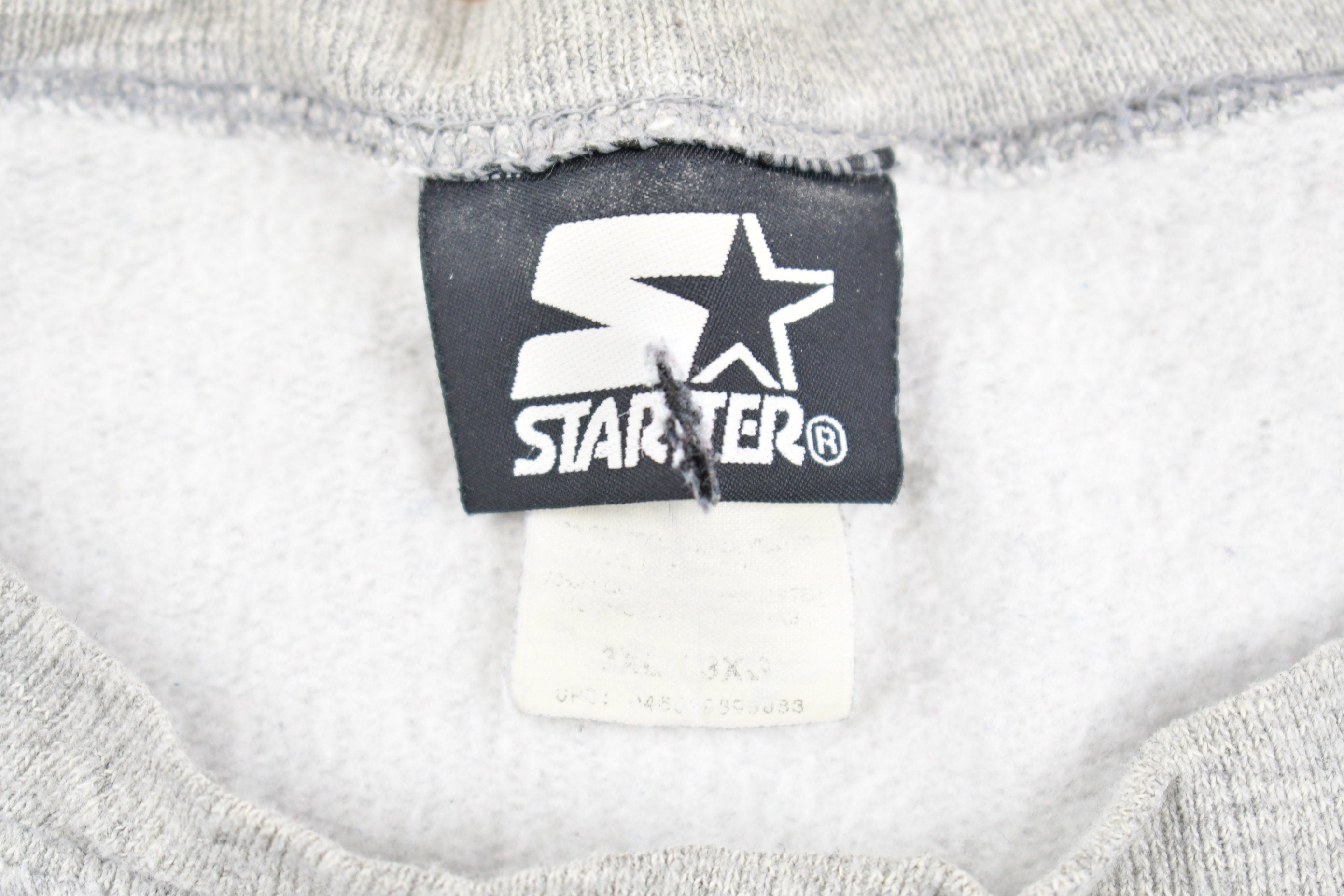 Vintage 1990s Blank Grey Starter Crewneck Sweatshirt /
