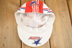 Vintage 1990s Pace Sportswear Team USA Star Stripe Cycling Painters Hat / 90's Biking Cap