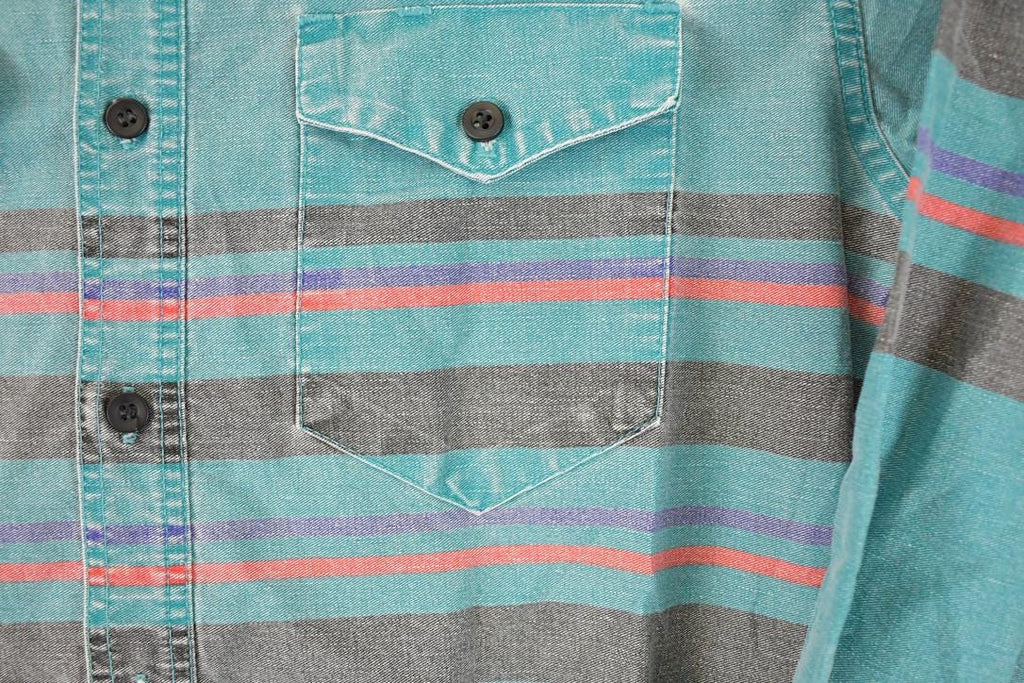Vintage 1990s Wrangler X Long Tails Western Button Up Shirt Mens L