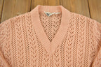 Vintage 1970s Knit V-Neck Sweater